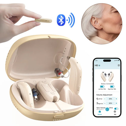 H8 PureHear Pro AI RIC Hearing Aids